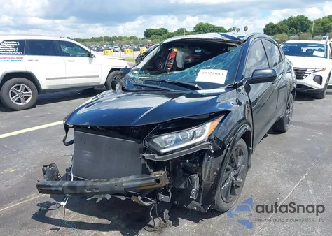 2022 Honda Hr-V 2Wd Sport z USA, uszkodzony, nr VIN 3CZRU5H17NM729441